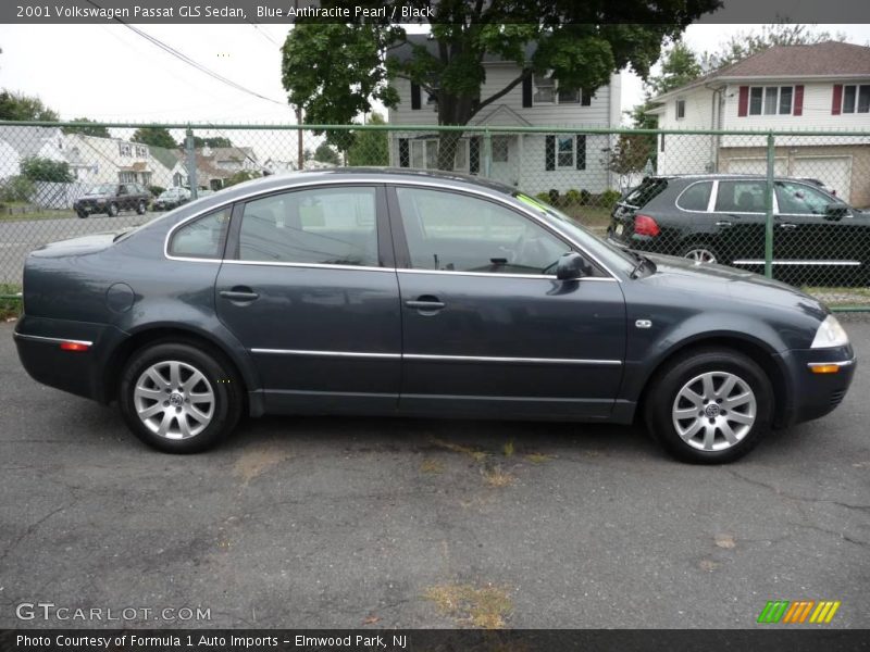 Blue Anthracite Pearl / Black 2001 Volkswagen Passat GLS Sedan