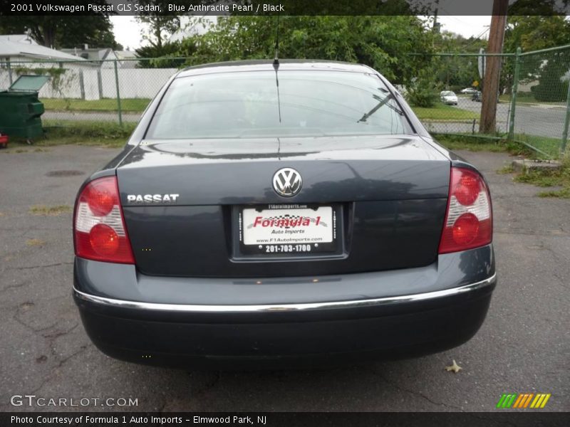 Blue Anthracite Pearl / Black 2001 Volkswagen Passat GLS Sedan