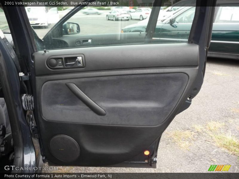 Blue Anthracite Pearl / Black 2001 Volkswagen Passat GLS Sedan