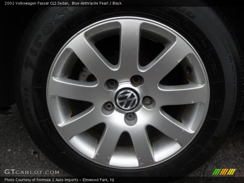 Blue Anthracite Pearl / Black 2001 Volkswagen Passat GLS Sedan
