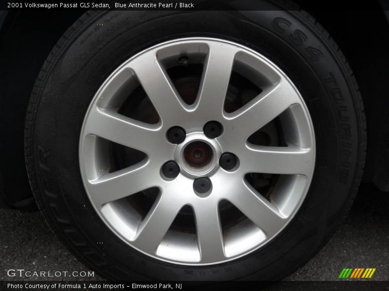 Blue Anthracite Pearl / Black 2001 Volkswagen Passat GLS Sedan