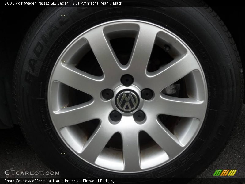 Blue Anthracite Pearl / Black 2001 Volkswagen Passat GLS Sedan