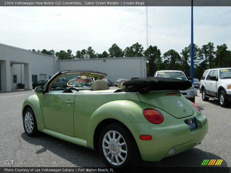 Cyber Green Metallic / Cream Beige 2004 Volkswagen New Beetle GLS Convertible