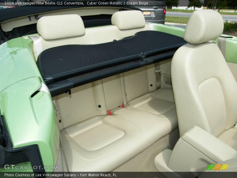 Cyber Green Metallic / Cream Beige 2004 Volkswagen New Beetle GLS Convertible