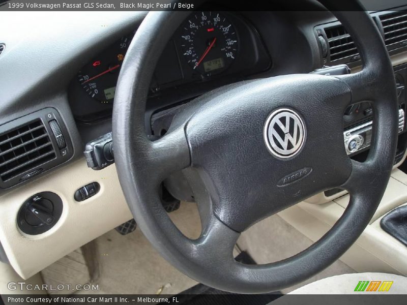 Black Magic Pearl / Beige 1999 Volkswagen Passat GLS Sedan