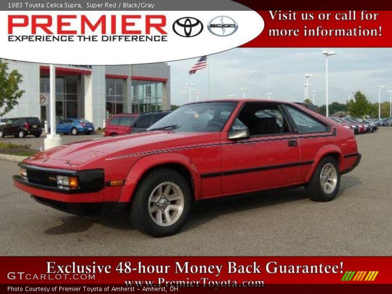 Super Red / Black/Gray 1983 Toyota Celica Supra