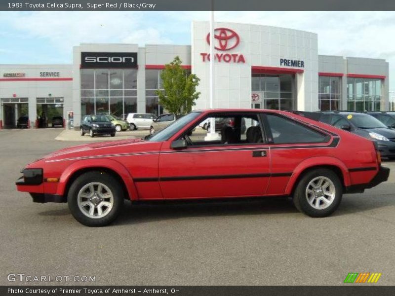 Super Red / Black/Gray 1983 Toyota Celica Supra