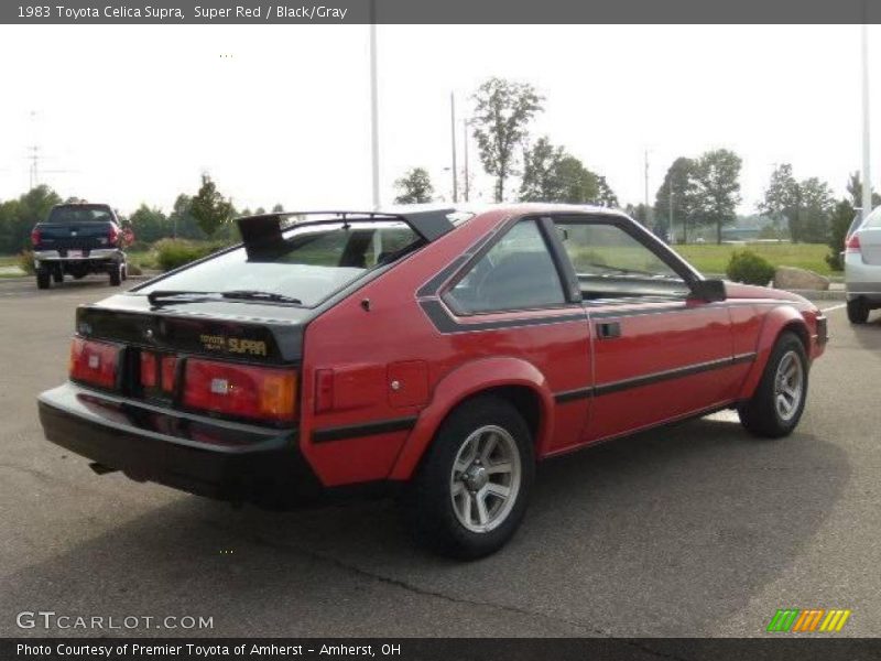 Super Red / Black/Gray 1983 Toyota Celica Supra