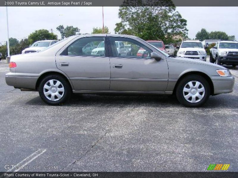 Antique Sage Pearl / Sage 2000 Toyota Camry LE