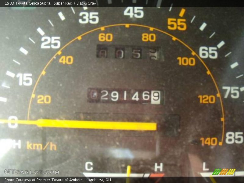 Super Red / Black/Gray 1983 Toyota Celica Supra