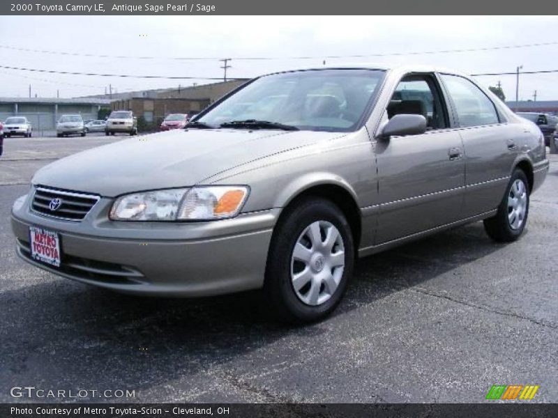 Antique Sage Pearl / Sage 2000 Toyota Camry LE