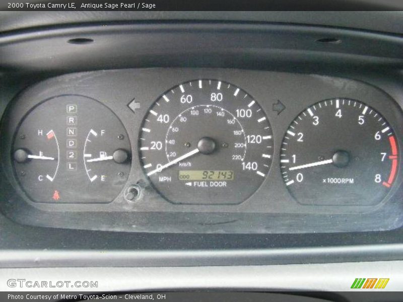 Antique Sage Pearl / Sage 2000 Toyota Camry LE