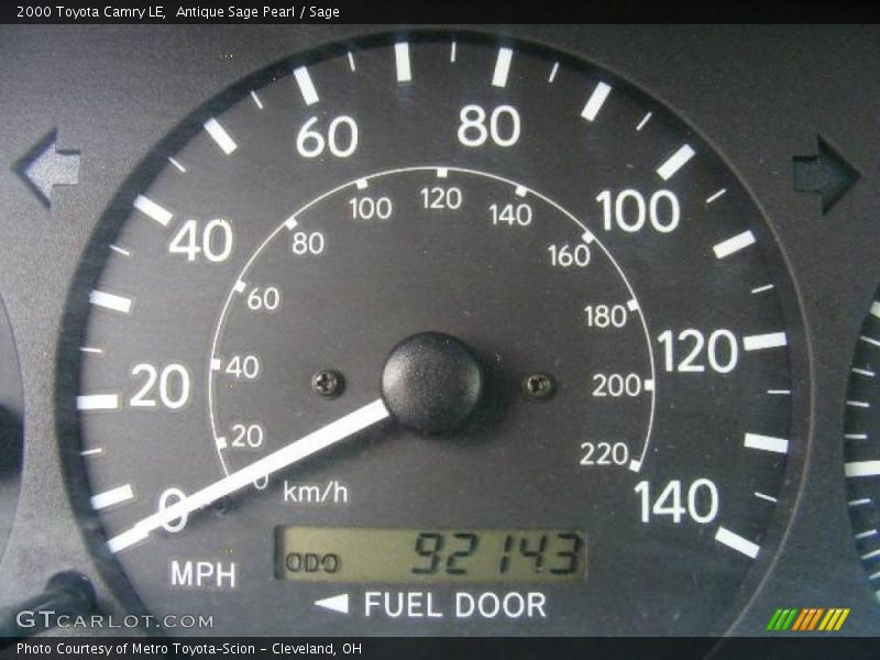 Antique Sage Pearl / Sage 2000 Toyota Camry LE