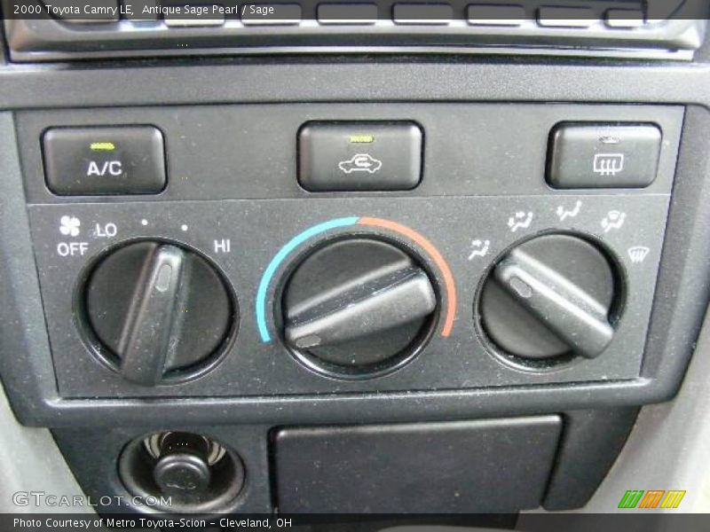 Antique Sage Pearl / Sage 2000 Toyota Camry LE