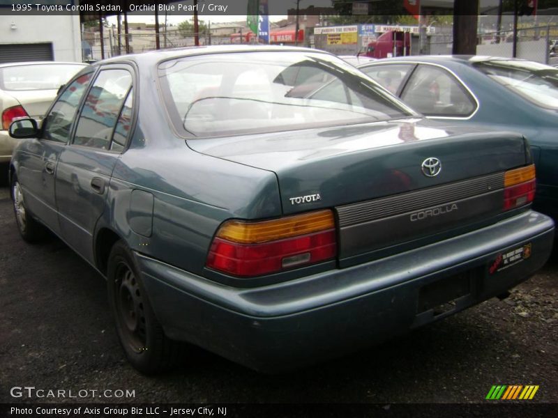 Orchid Blue Pearl / Gray 1995 Toyota Corolla Sedan