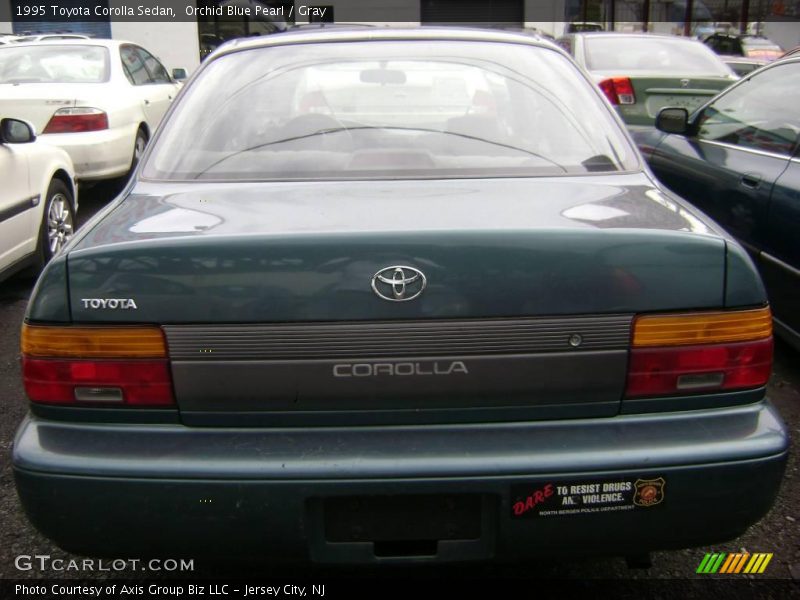 Orchid Blue Pearl / Gray 1995 Toyota Corolla Sedan