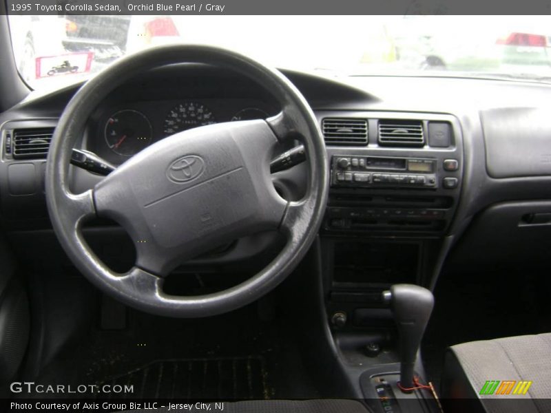Orchid Blue Pearl / Gray 1995 Toyota Corolla Sedan