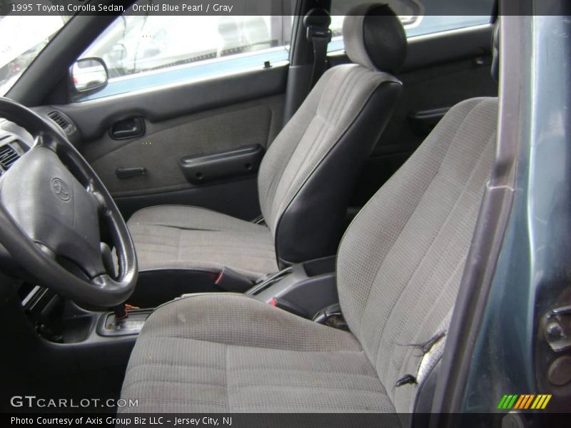 Orchid Blue Pearl / Gray 1995 Toyota Corolla Sedan