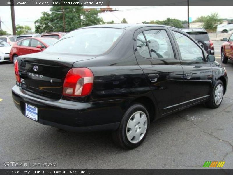 Black Sand Pearl / Warm Gray 2000 Toyota ECHO Sedan