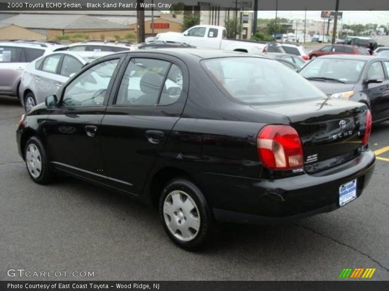 Black Sand Pearl / Warm Gray 2000 Toyota ECHO Sedan