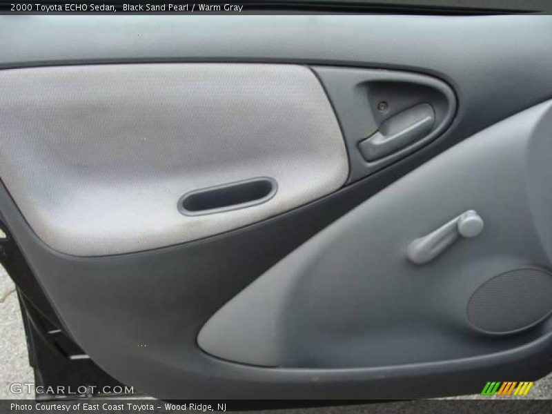 Black Sand Pearl / Warm Gray 2000 Toyota ECHO Sedan