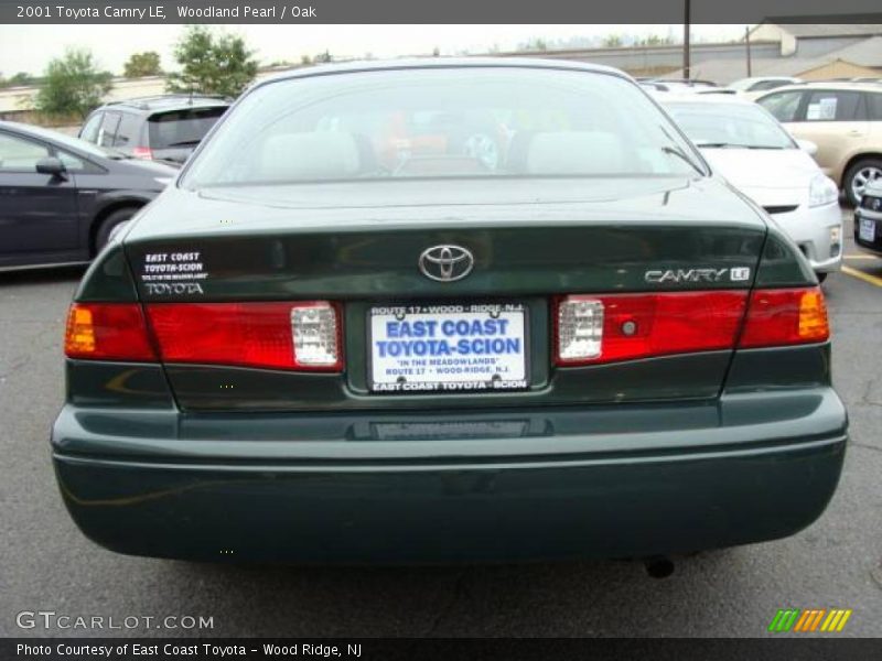 Woodland Pearl / Oak 2001 Toyota Camry LE