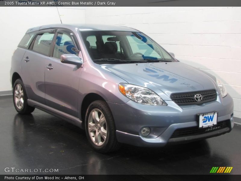 Cosmic Blue Metallic / Dark Gray 2005 Toyota Matrix XR AWD