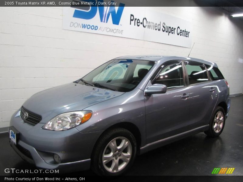 Cosmic Blue Metallic / Dark Gray 2005 Toyota Matrix XR AWD