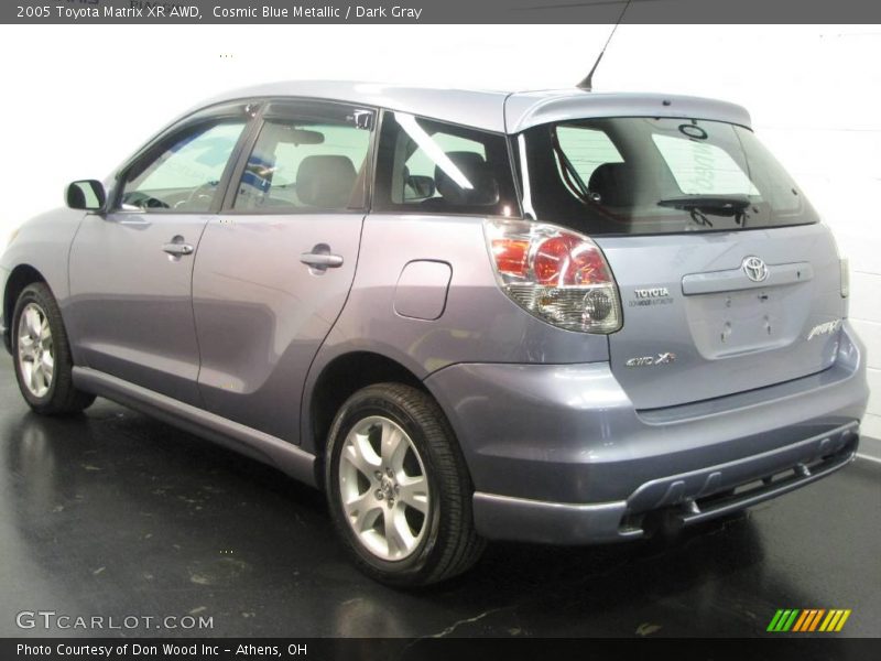 Cosmic Blue Metallic / Dark Gray 2005 Toyota Matrix XR AWD