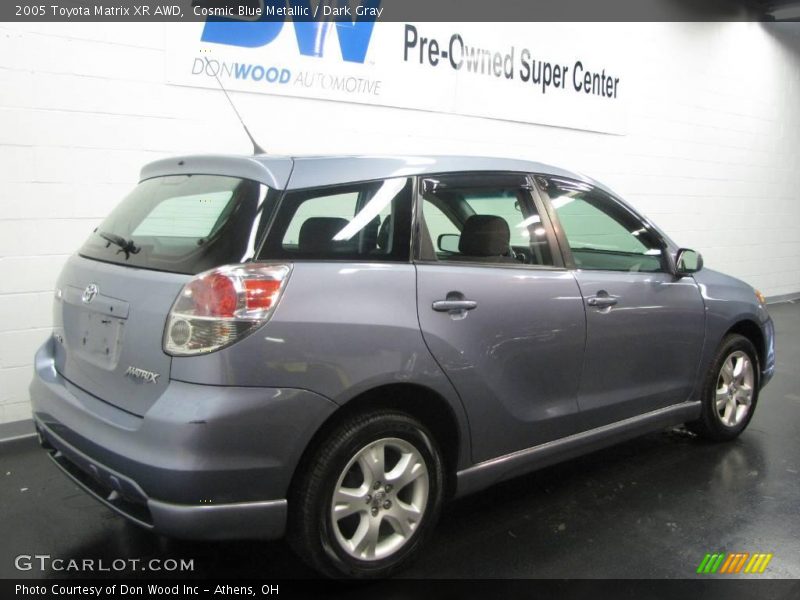 Cosmic Blue Metallic / Dark Gray 2005 Toyota Matrix XR AWD