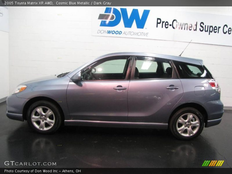 Cosmic Blue Metallic / Dark Gray 2005 Toyota Matrix XR AWD