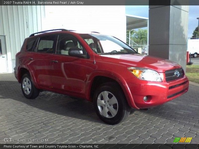 Barcelona Red Pearl / Ash Gray 2007 Toyota RAV4 I4