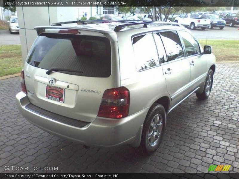 Millenium Silver Metallic / Ash Gray 2007 Toyota Highlander V6 4WD