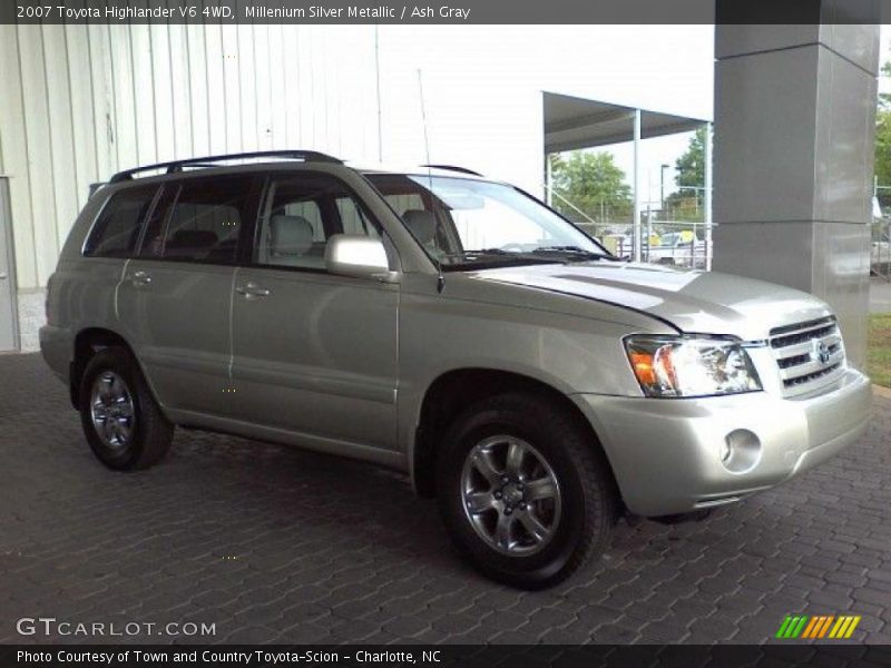 Millenium Silver Metallic / Ash Gray 2007 Toyota Highlander V6 4WD