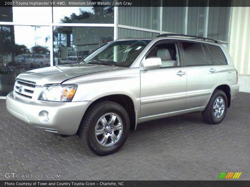 Millenium Silver Metallic / Ash Gray 2007 Toyota Highlander V6 4WD