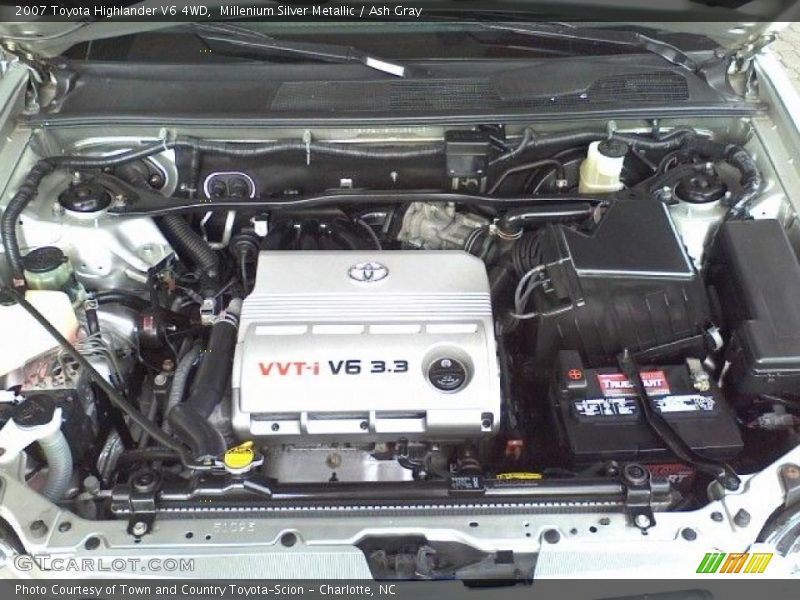 Millenium Silver Metallic / Ash Gray 2007 Toyota Highlander V6 4WD