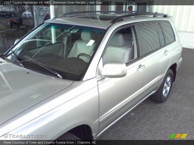 Millenium Silver Metallic / Ash Gray 2007 Toyota Highlander V6 4WD