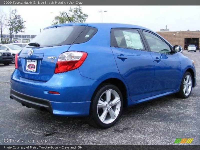 Blue Streak Metallic / Ash Gray 2009 Toyota Matrix S