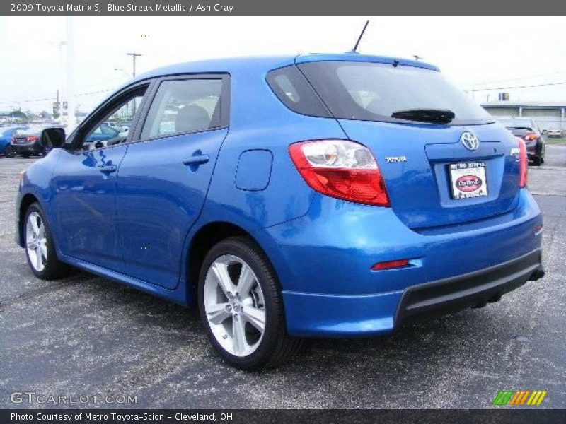 Blue Streak Metallic / Ash Gray 2009 Toyota Matrix S