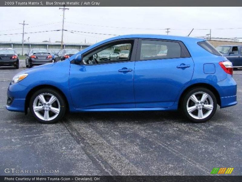 Blue Streak Metallic / Ash Gray 2009 Toyota Matrix S