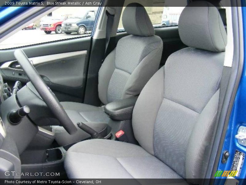 Blue Streak Metallic / Ash Gray 2009 Toyota Matrix S