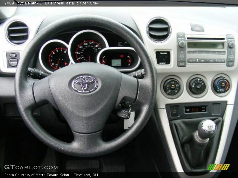 Blue Streak Metallic / Ash Gray 2009 Toyota Matrix S