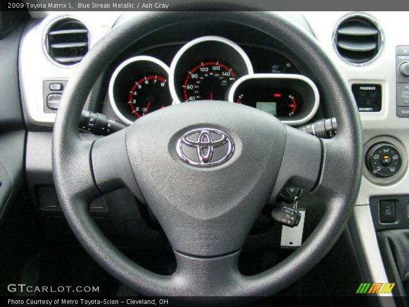 Blue Streak Metallic / Ash Gray 2009 Toyota Matrix S