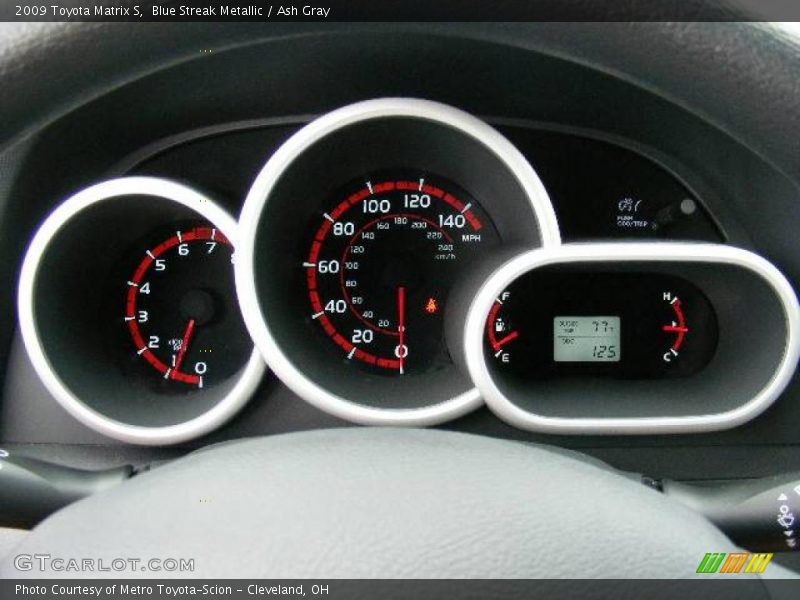 Blue Streak Metallic / Ash Gray 2009 Toyota Matrix S