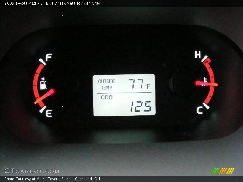 Blue Streak Metallic / Ash Gray 2009 Toyota Matrix S