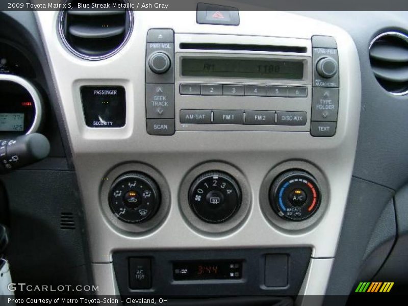 Blue Streak Metallic / Ash Gray 2009 Toyota Matrix S