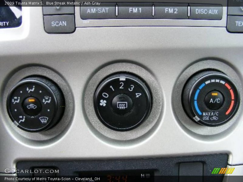 Blue Streak Metallic / Ash Gray 2009 Toyota Matrix S
