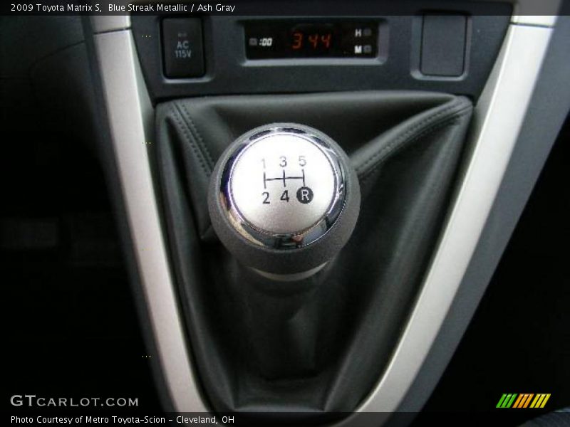 Blue Streak Metallic / Ash Gray 2009 Toyota Matrix S