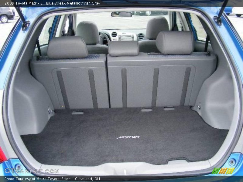 Blue Streak Metallic / Ash Gray 2009 Toyota Matrix S