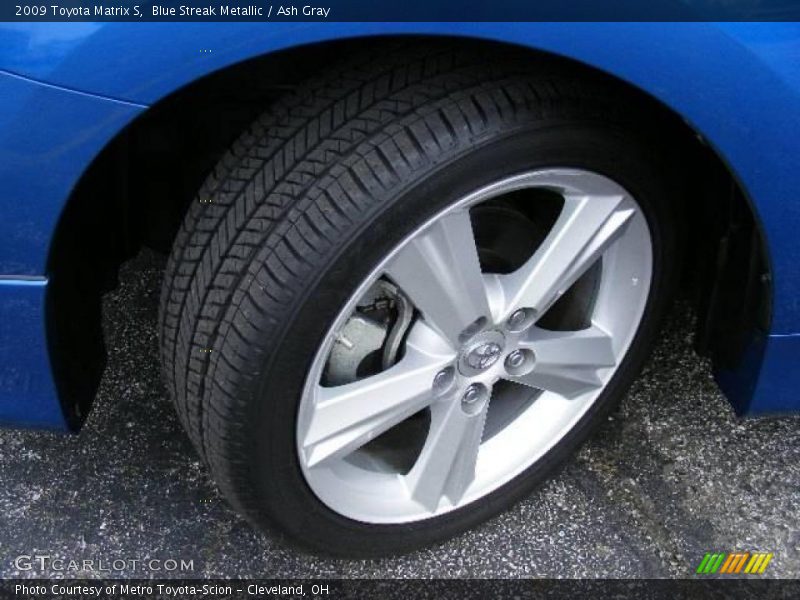 Blue Streak Metallic / Ash Gray 2009 Toyota Matrix S